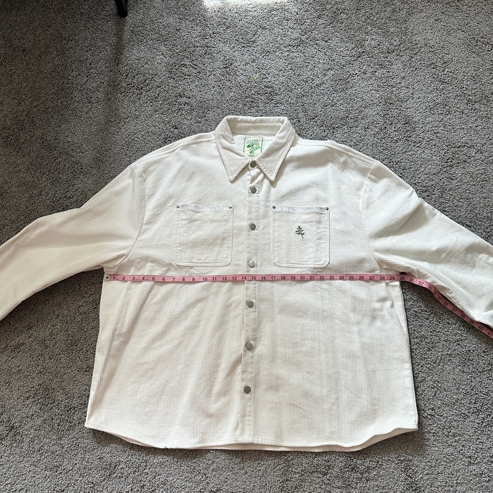 Hidden Characters 3XL Corduroy Shirt off white